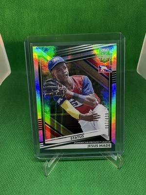 2022 Panini Elite Extra Edition - Jesus Made #187 Status Green /499 (RC)