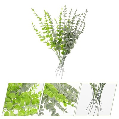20 Pcs Hochzeitsdekorationen Künstliche Eukalyptus Künstliches Blatt