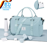 Sport Duffel Bag Damen Herren Sporttasche Mit Schuhfach & Nassfach Reisetasche H