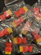 10 pcs No Wire Deans T Male to XT60 Female Adapter Connect RC Lipo Battery Plug