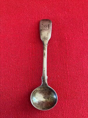 1838 hallmarked Haynes & Carter, London, silver mustard spoon 14 gm | eBay