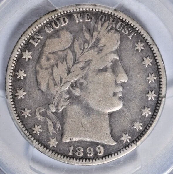 1899-O BARBER HALF DOLLAR ~ NICE ORIGINAL PCGS VF20! - Image 3 of 4