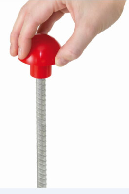250 St. HABA-SAFE Schutzkappe 16-32mm rot für Bewehrungseisen