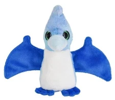 3.5" Pteranodon Dinosaur Plush Stuffed Animal Jurassic Dino Mighty Mights Blue