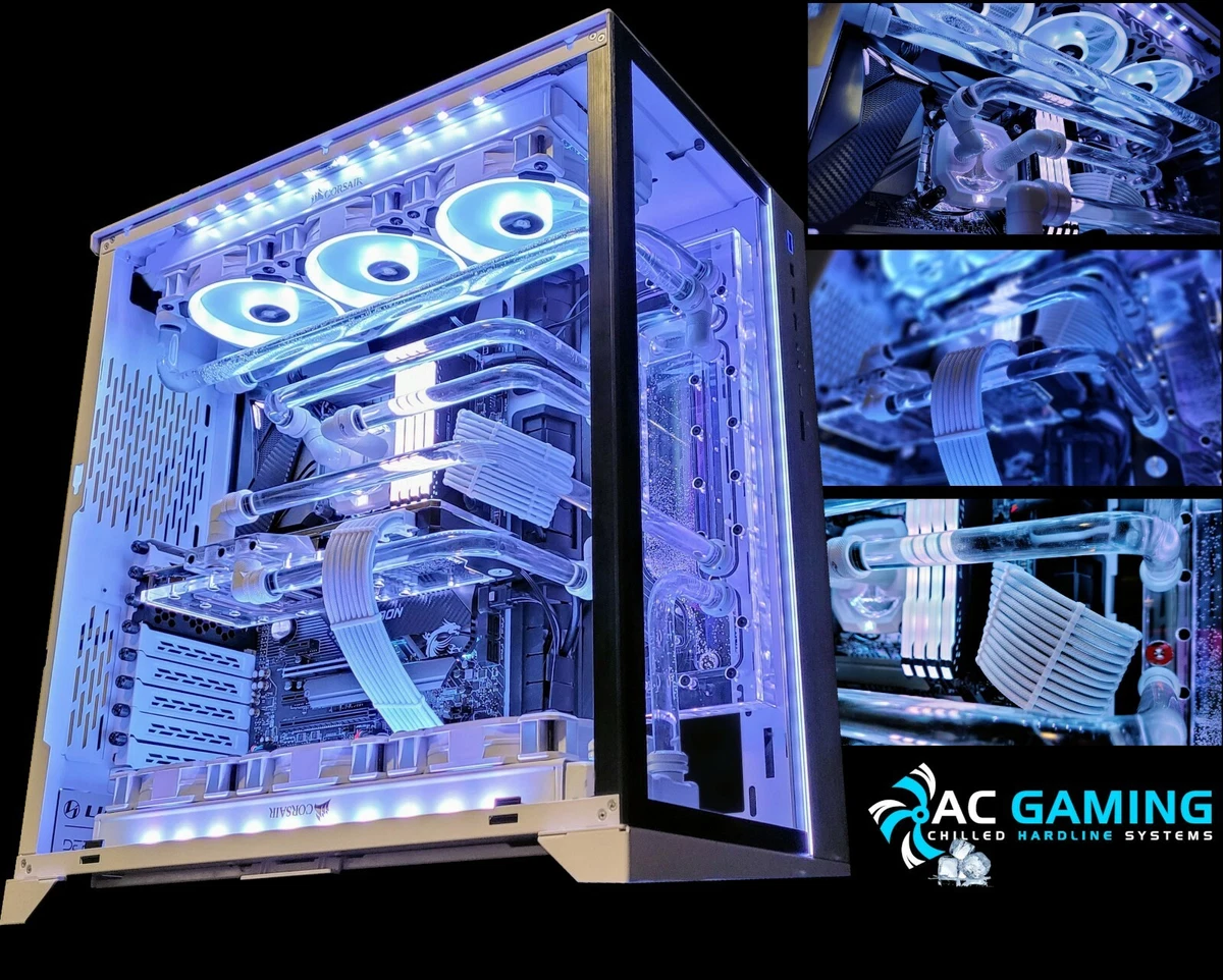 Custom Hardline Liquid Cooled Gaming PC Ryzen 9 5900x RTX 3080 1TB NVMe