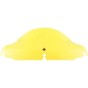 KLOCK WERKS KWW-01-0639 Amarillo Color Hielo Acampanado Parabrisas 96-13 Ala de Murciélago Harley Foto 2 de 2