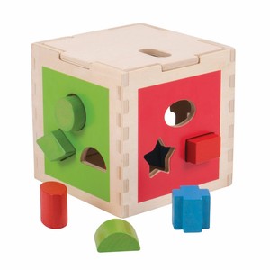 wooden cube activity centre