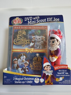 Elf Pets - 2 Christmas Stories, 1 DVD Plus Scout ELF Joe mini clip on