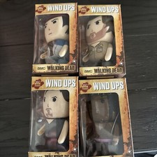 Lot Of 4 New In Boxes AMC The Walking Dead, Wind Ups Figurine Collectable