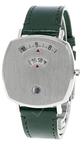 GUCCI Grip 35MM Stainless Steel Green 