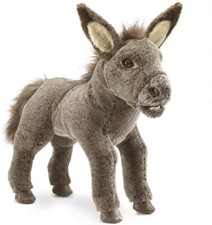 Folkmanis Baby Donkey Hand Puppet, 20"