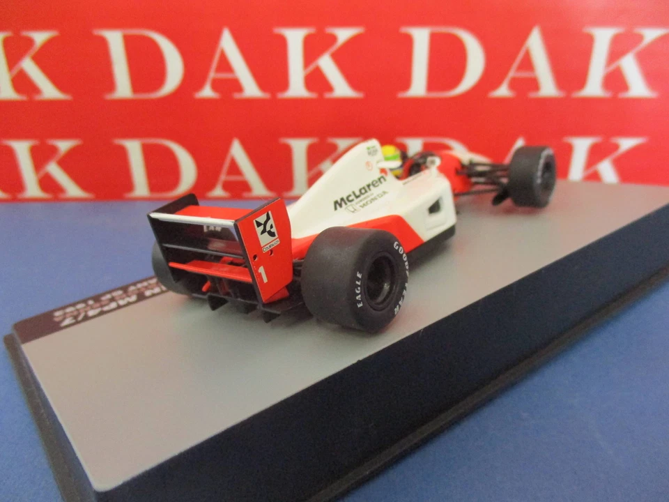 Die cast 1/43 Modellino Auto F1 McLaren MP4/7 Germany GP 1992 A. Senna - Immagine 3 di 4