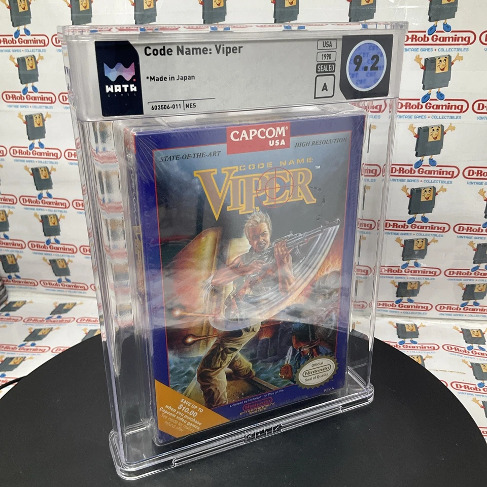 Code Name Viper CAPCOM Super New Sealed VGA WATA CGC Gamecube NES SNES Contra - Image 3 of 4