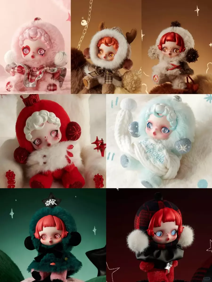 POP MART SKULLPANDA Winter Symphony Series Plush Blind Box POP MART SKULLPANDA Winter Symphony Series Plush Blind Box