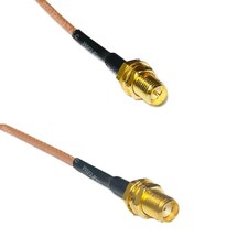 RG316 RP-SMA FEMALE to SMA FEMALE RF Cable Rapid-SHIP LOT