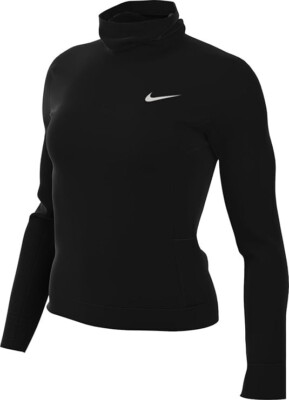 Nike Women's Therma-FIT Swift Element Turtleneck Long Sleeve FB5306-010 Sz S