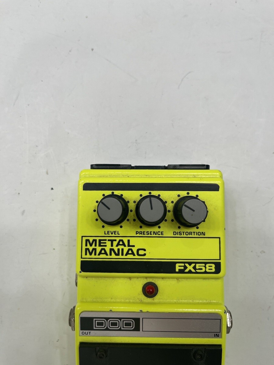 レア】DOD FX58 L MANIAC DOD Digitech FX58 Metal Maniac