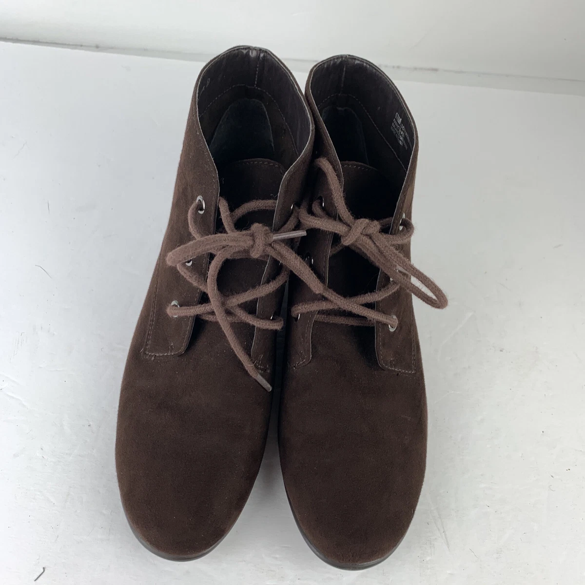 Aerosoles Boots Booties Soterday Night Size 6.5M Fabric Brown Boho