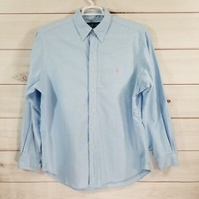 Polo Ralph Lauren Classic Fit Shirt Mens Size 16 1/2 Blue Business Casual.