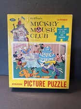 Vintage Jaymar Walt Disney Puzzle Jigsaw Mickey Mouse Club Donald Goofy Birthday