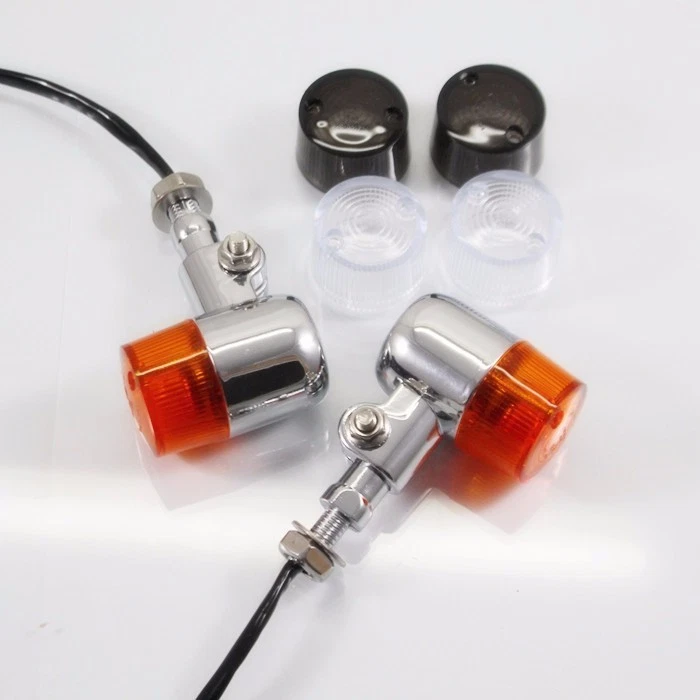 Indicador de luces de señalización de giro de motocicleta para Harley Sportster Softail Street  Foto 2 de 4