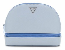 GUESS trousse de maquillage Dome Cosmetic Pouch Powder Blue