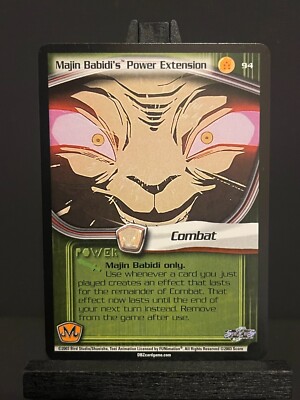 Dragon Ball Z CCG Majin Babidi's Power Extension 94 Babidi Saga Unlimited Rare!