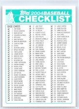 2004 Topps Baseball Cards 6