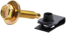 Allstar Performance Body Bolt Kit w/ Clips 10pk Gold ALL18559