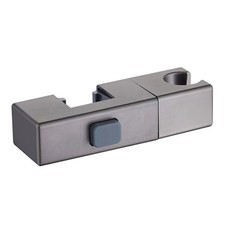 Shower Head Holder for Rectangular Pipe with Sliding Sleeve Adjustable Height