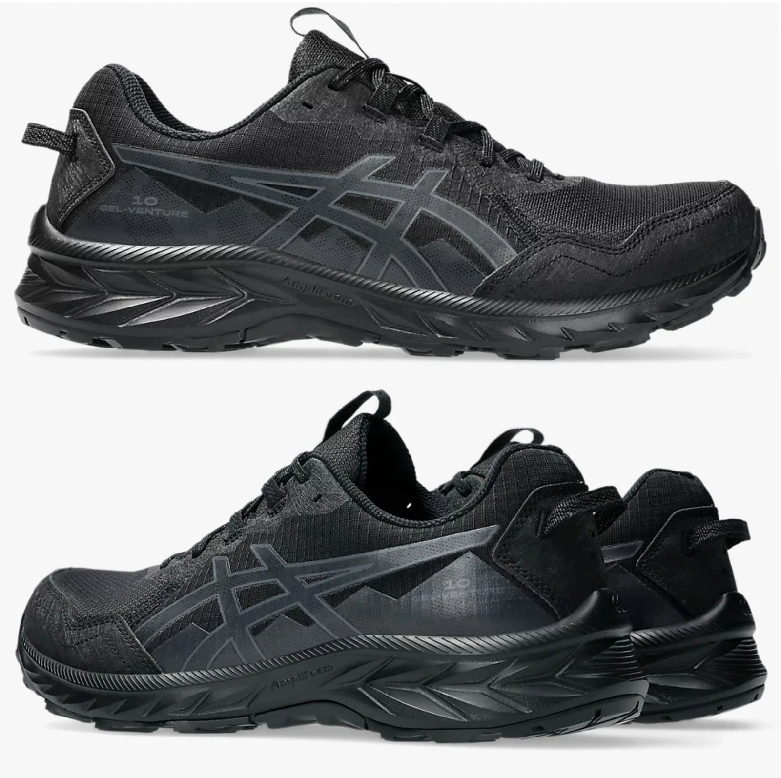 New ASICS Men's Athletic Sneakers trail running shoes black gray all sizes
Opens in a new window or