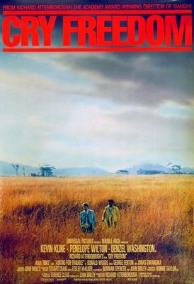 CRY FREEDOM 1987 Denzel Washington STEVE BIKO Kevin Kline UK 1-SHEET POSTER