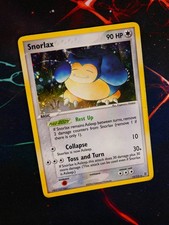 HP/Worn Pokemon SNORLAX Card EX FIRERED & LEAFGREEN Set #15/112 Holo Foil Rare on eBay