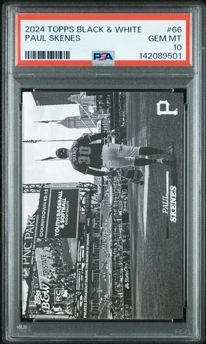 2024 Topps Black White Paul Skenes #66 (RC) PSA 10