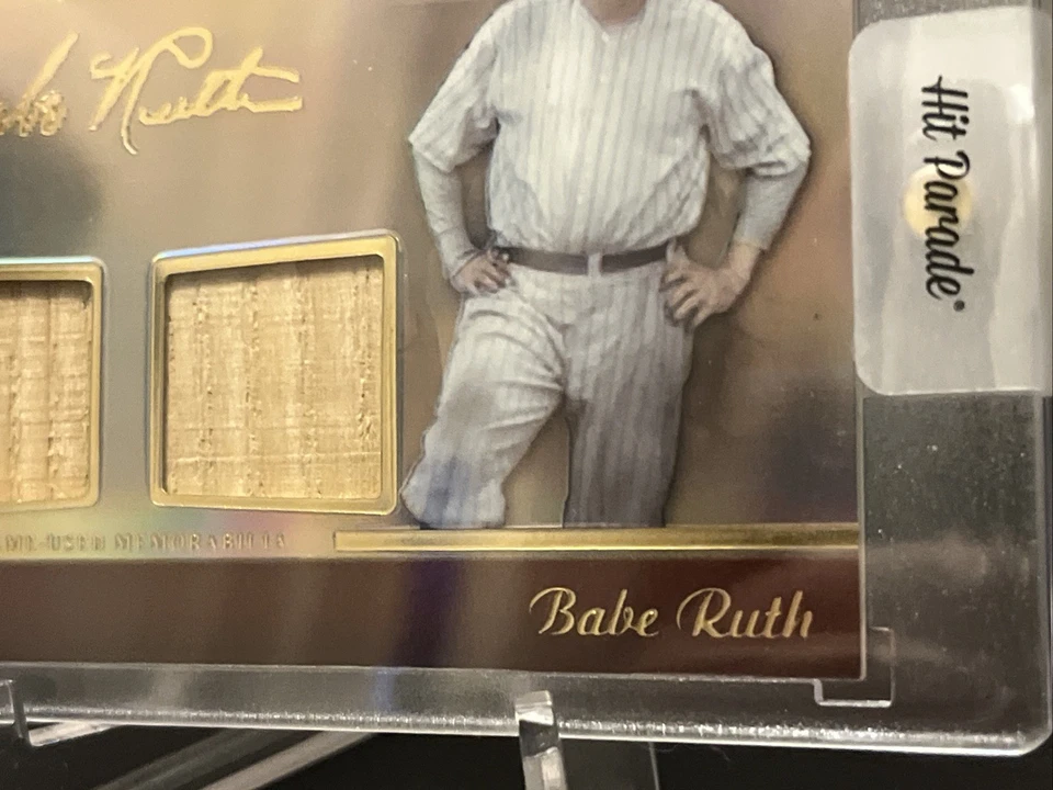 /99 BABE RUTH 2011 TOPPS TRIBUTE #TDR-BR TRIBUTE DUAL RELIC! GAME USED! YANKEES! - Image 3 of 4