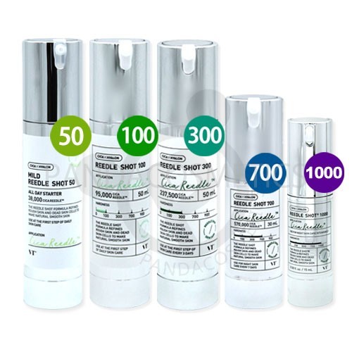 VT COSMETICS CICA Reedle Shot 50 / 100 / 300 / 700/1000
