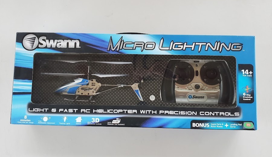 Swan Micro Lightning RC Helicopter with Precision Controls NEW in BOX
