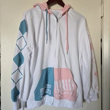 Mafumafu pastel hoodie - I want to do a LIVE even though I'm a shut-in!