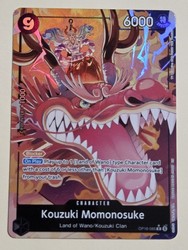 Kouzuki Momonosuke OP16-085 Alternate Art Rare The Time of Battle One Piece TCG