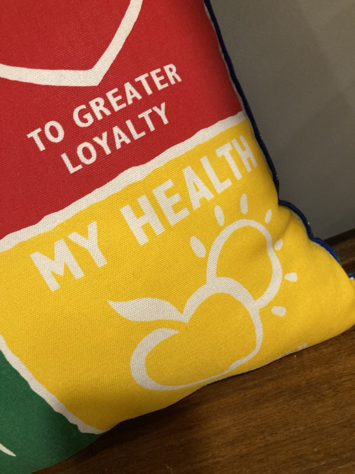 4-H  4H Pillow Complete Country Girl Farmhouse Hearts Hands Motto 15” X 15”