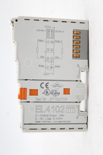 Beckhoff EL4102 2-Channel EtherCAT Analog Output Module - 第 4/4 張圖片