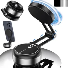 Electric Vacuum Magnetic Car Phone Mount,Vacuum Suction Car Phone Holder Hand...