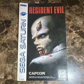 Capcom Resident Evil Sega Saturn Manual Included Survival Horror 1997 CLEAN