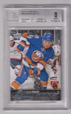 2015-16 Upper Deck Adam Pelech RC BGS 8 (w/ two 9.5's)