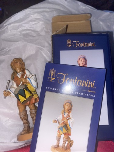 Fontanini Erbstück Krippe Coll Jareth Trommler Junge 7,5" Maßstab römisch Italien 65169 - Bild 3 von 6