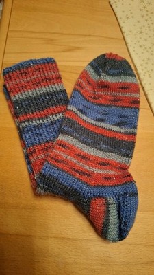 Socks 39-42 color hand knitted from sock wool by Schachenmayr. unique