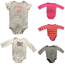 Baby Girl  s 5-piece Body Suit Lot - Size 6 Months