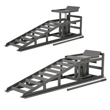 2-Pack 5 Ton Hydraulic Car Ramps, 11000lbs Low Profile Vehicle Lift Ramps