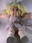 New ListingVintage Dimples Cabbage Patch Kids Doll Blonde Blue Eye outfit shoes Diaper