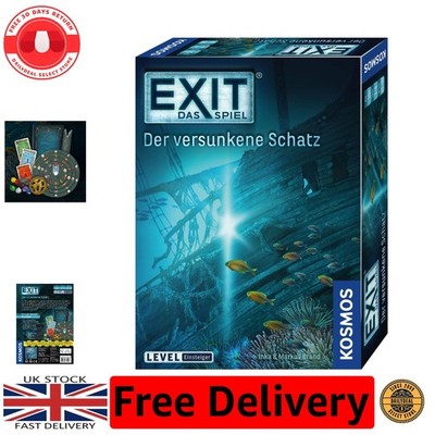 EXIT: Der versunkene Schatz - Fesselndes Mystery-Spiel für Alter 10+, 1-4 Spieler